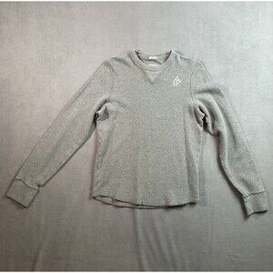 VTG Y2K Abercrombie Fitch Embroidered Thermal Waffle Knit Men’s Large Muscle